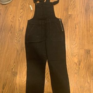 Madewell black Woman’s overalls never worn Medium